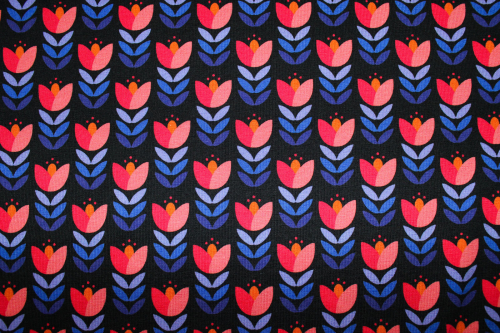 Preview: Jersey Feather Fan Blumen (10 cm)